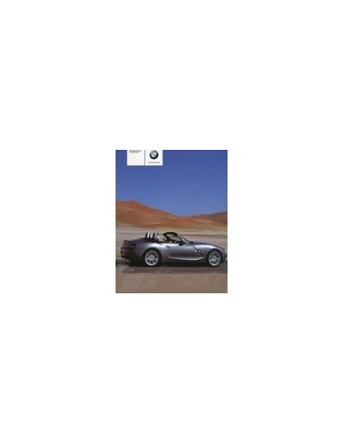 2005 BMW Z4 INSTRUCTIEBOEKJE DUITS