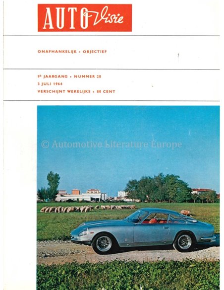 1964 AUTOVISIE MAGAZIN 28 NIEDERLÄNDISCH