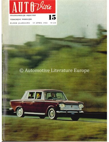 1966 AUTOVISIE MAGAZIN 15 NIEDERLÄNDISCH