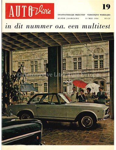 1966 AUTOVISIE MAGAZIN 19 NIEDERLÄNDISCH