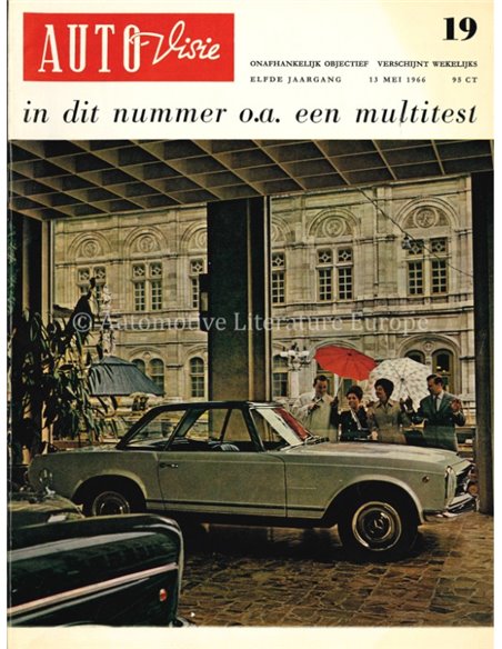1966 AUTOVISIE MAGAZIN 19 NIEDERLÄNDISCH