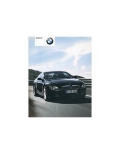 2003 BMW 6 SERIE INSTRUCTIEBOEKJE DUITS