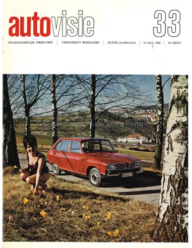 1966 AUTOVISIE MAGAZINE 33 DUTCH