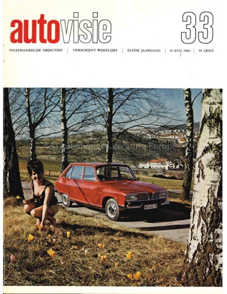1966 AUTOVISIE MAGAZINE 33 DUTCH