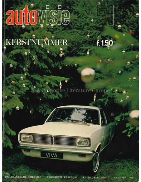1966 AUTOVISIE MAGAZINE 51 - 52 DUTCH
