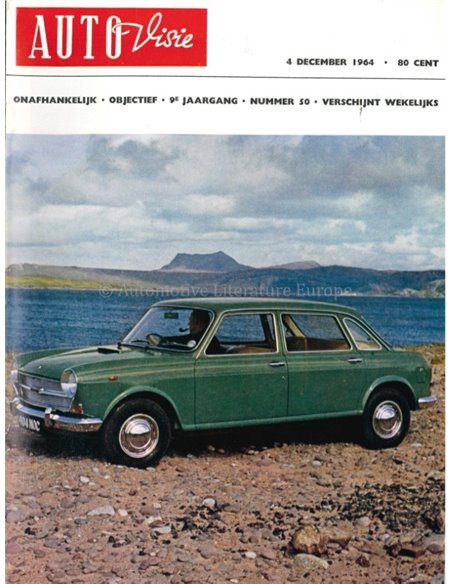 1964 AUTOVISIE MAGAZINE 50 NEDERLANDS
