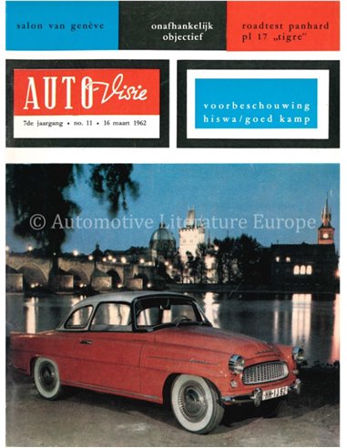 1962 AUTOVISIE MAGAZINE 11 NEDERLANDS