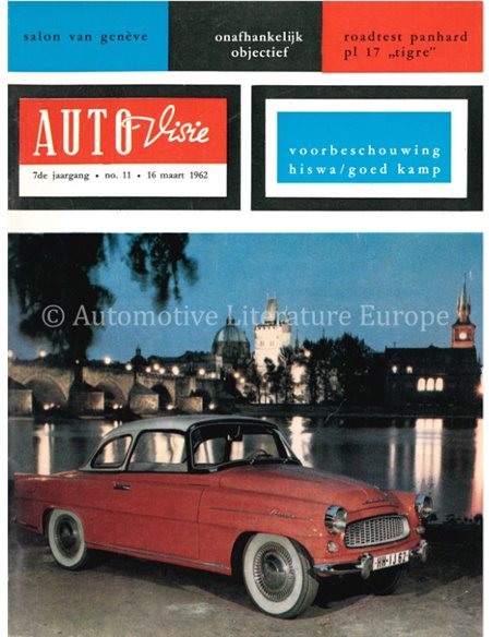 1962 AUTOVISIE MAGAZINE 11 NEDERLANDS