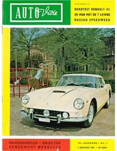 1962 AUTOVISIE MAGAZINE 1 DUTCH
