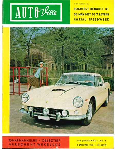 1962 AUTOVISIE MAGAZIN 1 NIEDERLÄNDISCH