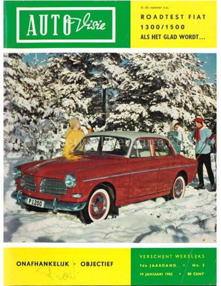1962 AUTOVISIE MAGAZIN 3 NIEDERLÄNDISCH