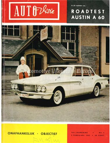 1962 AUTOVISIE MAGAZINE 6 DUTCH
