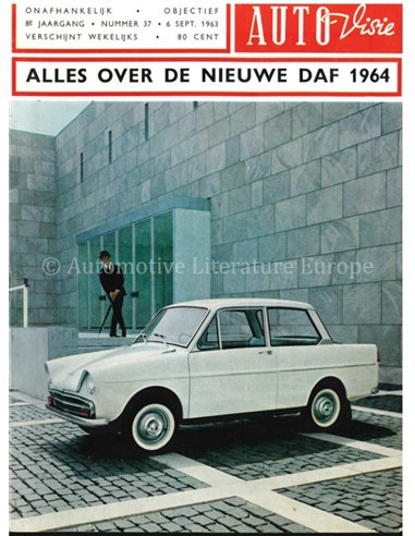 1963 AUTOVISIE MAGAZINE 37 DUTCH