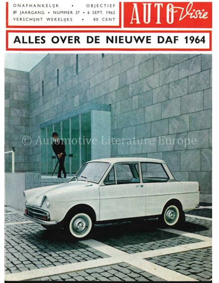 1963 AUTOVISIE MAGAZINE 37 DUTCH
