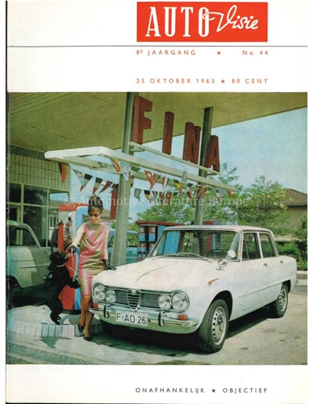 1963 AUTOVISIE MAGAZIN 44 NIEDERLÄNDISCH