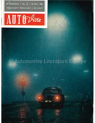 1963 AUTOVISIE MAGAZIN 43 NIEDERLÄNDISCH