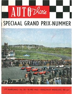 1962 AUTOVISIE MAGAZIN 20 NIEDERLÄNDISCH