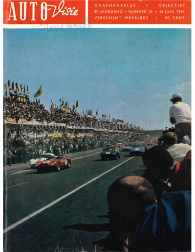 1963 AUTOVISIE MAGAZIN 25 NIEDERLÄNDISCH