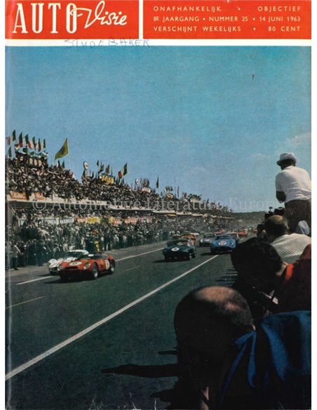 1963 AUTOVISIE MAGAZIN 25 NIEDERLÄNDISCH