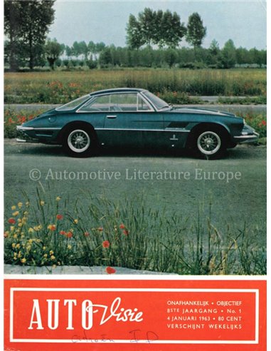 1963 AUTOVISIE MAGAZINE 1 NEDERLANDS