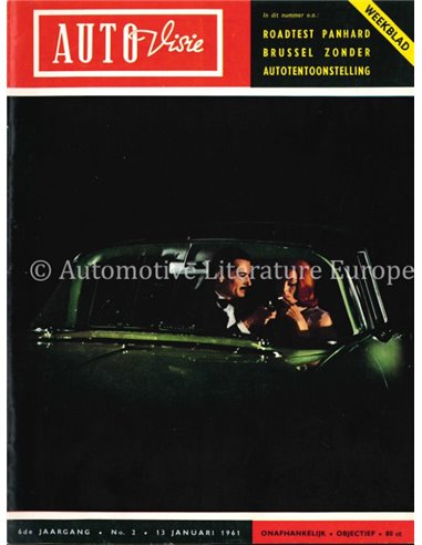 1961 AUTOVISIE MAGAZIN 2 NIEDERLÄNDISCH