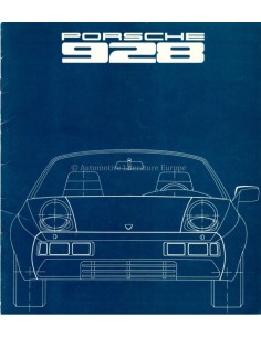 1977 PORSCHE 928 BROCHURE ENGLISH