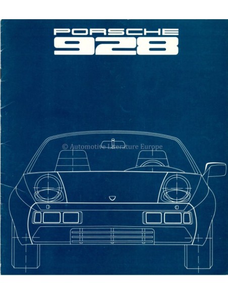 1977 PORSCHE 928 BROCHURE ENGELS