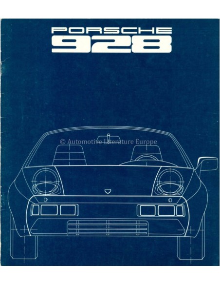 1977 PORSCHE 928 BROCHURE FRENCH