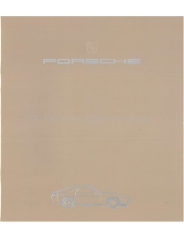 1984 PORSCHE 928 / 928 S BROCHURE ENGLISCH