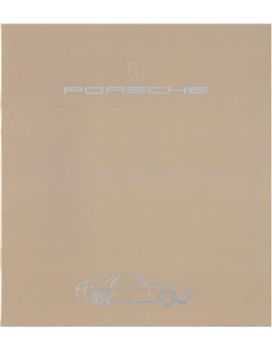1984 PORSCHE 928 / 928 S PROSPEKT ENGLISCH
