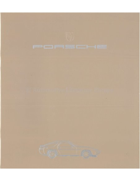 1984 PORSCHE 928 / 928 S PROSPEKT ENGLISCH