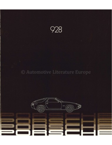 1982 PORSCHE 928 BROCHURE ENGELS (USA)