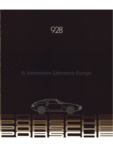 1982 PORSCHE 928 BROCHURE ENGLISH (US)