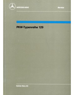 1989 MERCEDES BENZ SL KLASSE WERKPLAATSHANDBOEK DUITS