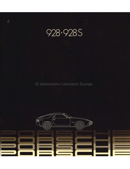 1982 PORSCHE 928 S BROCHURE GERMAN