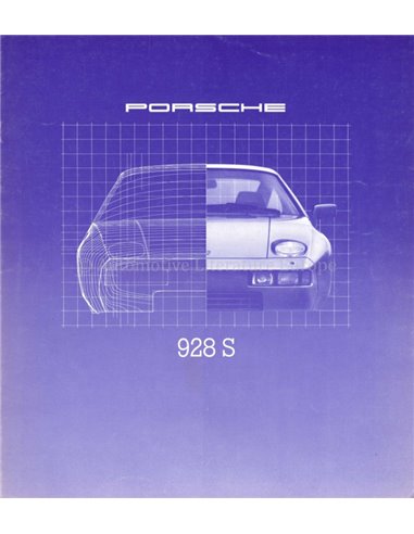 1980 PORSCHE 928 S PROSPEKT DEUTSCH