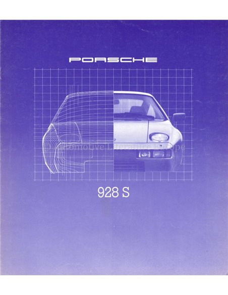 1980 PORSCHE 928 S BROCHURE GERMAN