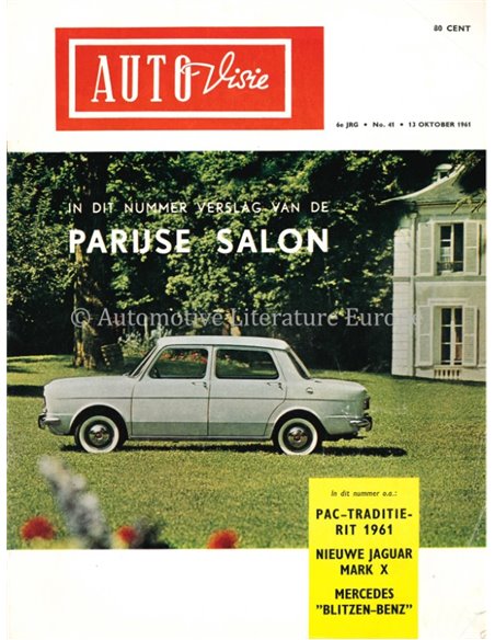 1961 AUTOVISIE MAGAZINE 41 DUTCH