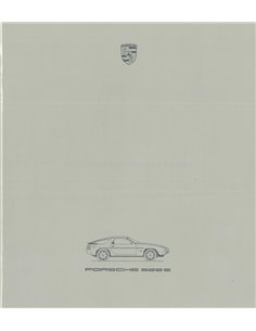 1986 PORSCHE 928 S BROCHURE ENGLISH
