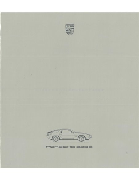 1986 PORSCHE 928 S BROCHURE ENGELS