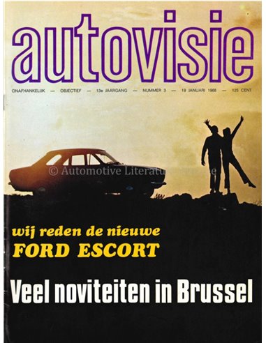 1968 AUTOVISIE MAGAZIN 3 NIEDERLÄNDISCH