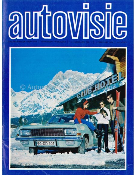 1968 AUTOVISIE MAGAZIN 5 NIEDERLÄNDISCH