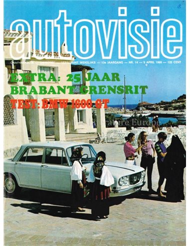 1968 AUTOVISIE MAGAZINE 14 NEDERLANDS