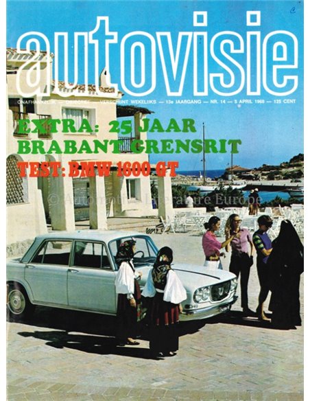 1968 AUTOVISIE MAGAZINE 14 NEDERLANDS