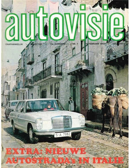 1968 AUTOVISIE MAGAZINE 7 NEDERLANDS