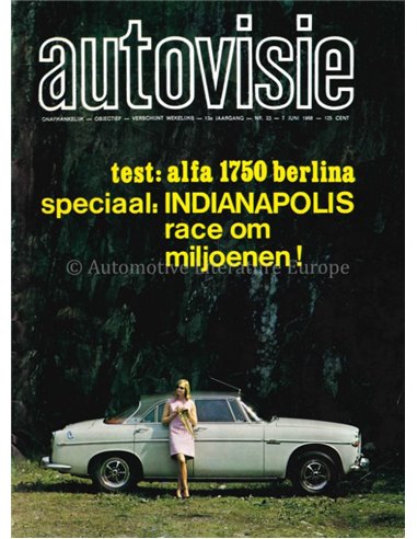 1968 AUTOVISIE MAGAZIN 23 NIEDERLÄNDISCH