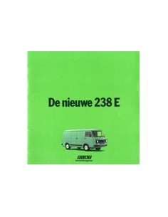 1978 FIAT 238 E BROCHURE NEDERLANDS