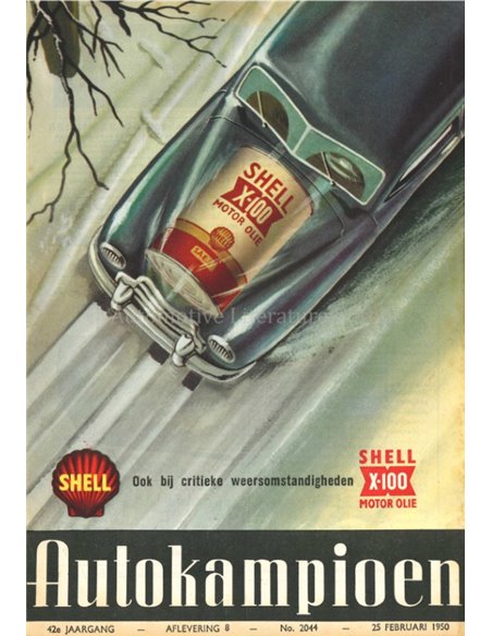 1950 AUTOKAMPIOEN MAGAZIN 8 NIEDERLÄNDISCH