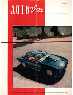 1957 AUTOVISIE MAGAZINE 1 NEDERLANDS
