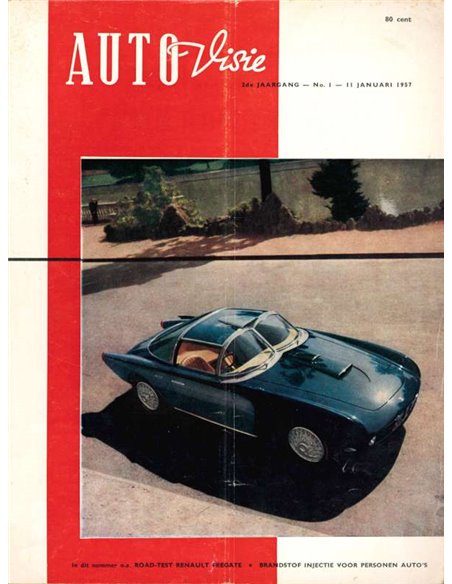 1957 AUTOVISIE MAGAZINE 1 NEDERLANDS